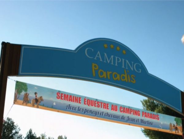 Banderole Camping Paradis